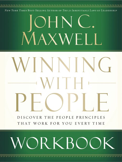 Title details for Winning with People Workbook by John C. Maxwell - Wait list